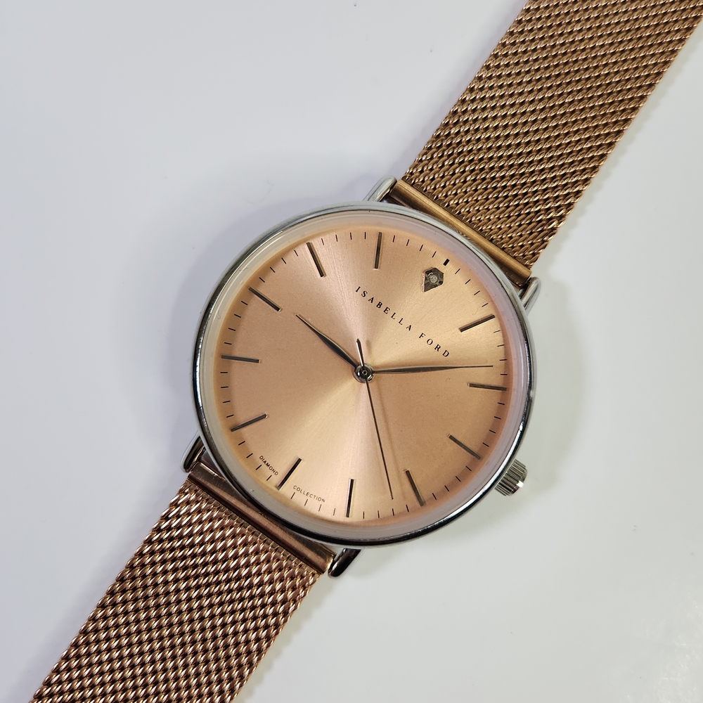 Isabella Ford Watch Rose Gold Watch. Special Edition. Diamond Collection